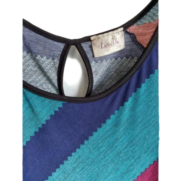 Lavish Colorful Blouse - Picture 2 of 9